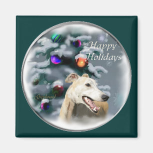 Imán Regalos de Navidades de Greyhound