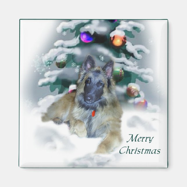 Imán Regalos de Navidades de Tervuren de Bélgica (Frente)