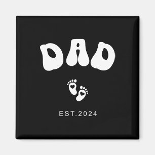 Imán Regalos de nuevo papá y mamá para hombres y mujere