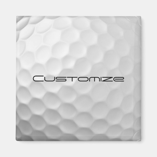 Imán Regalos de Pelotas de Golf Personalizadas de la Se (Frente)