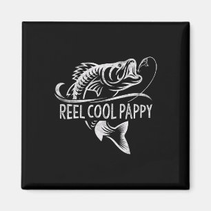 Imán Regalos de pesca para Pappy genial Reel Pappy Día