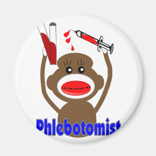 Imán Regalos de Phlebotomist del mono del