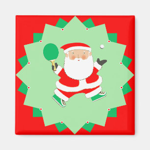 Imán Regalos de Ping-Pong para Navidad Rellenos de Calc