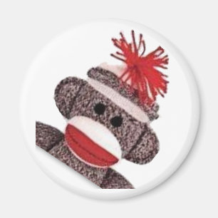 Imán Regalos de productos de mercadería Sock Monkey