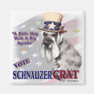 Imán Regalos de Schnauzer Miniatura