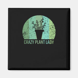 Imán Regalos de Señora Loca de las Plantas