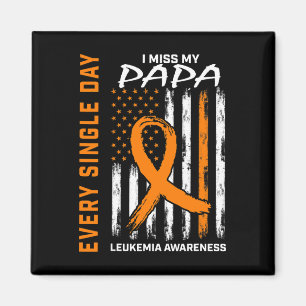 Imán Regalos de solidaridad pérdida de papá Naranja Leu
