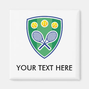 Imán Regalos de tenis para equipos de jugadores