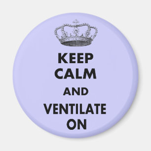 Imán Regalos de Terapia Respiratoria "Mantengan la calm