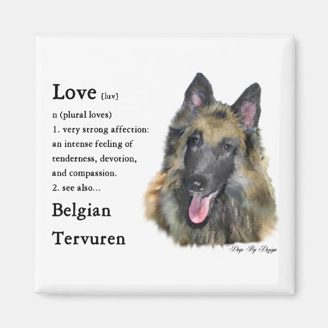 Imán Regalos de Tervuren de Bélgica (Frente)