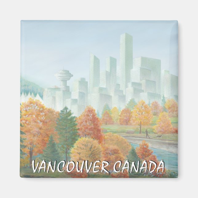 Imán Regalos de Vancouver Magnet Souvenir Vancouver (Frente)