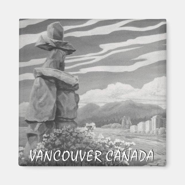 Imán Regalos de Vancouver Magnet Souvenir Vancouver (Frente)
