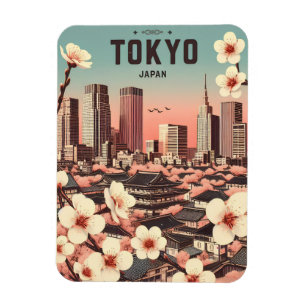 Imán Regalos de viaje de Tokio Japón