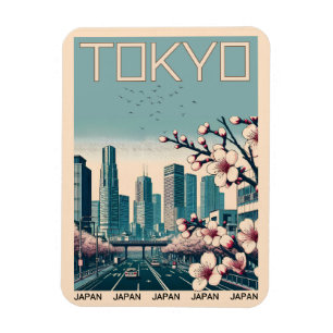 Imán Regalos de viaje de Tokio Japón