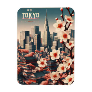Imán Regalos de viaje de Tokio Japón