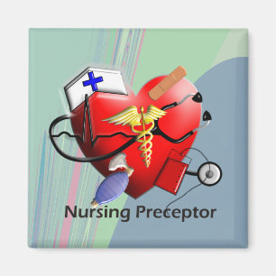 Imán Regalos del arte del corazón del Preceptor de la
