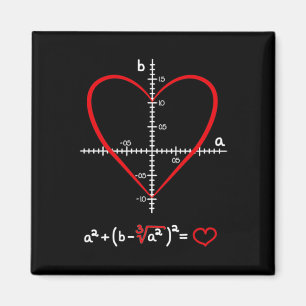 Imán Regalos del Día de San Valentín de Fórmula Matemát