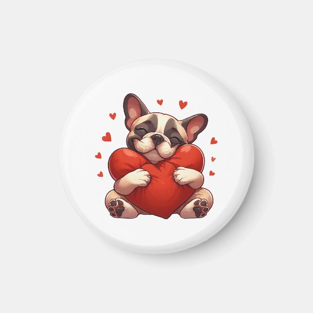 Imán Regalos del Día de San Valentín para Pitbull (Frente)