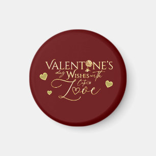 Imán Regalos del Día de San Valentín Rojo