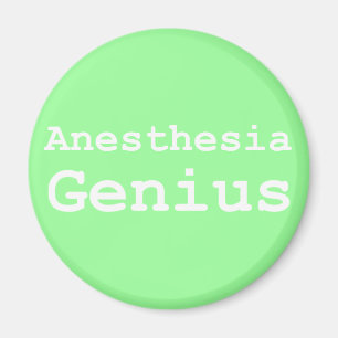 Imán Regalos del genio de la anestesia