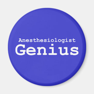 Imán Regalos del genio del Anesthesiologist