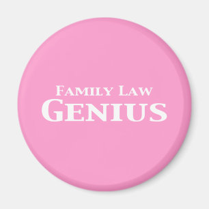 Imán Regalos del genio del derecho de familia