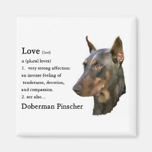 Imán Regalos del Pinscher del Doberman