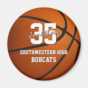 Imán regalos deportivos de equipos de baloncesto infant