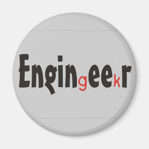 Imán Regalos divertidos del "friki" del ingeniero