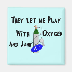 Imán Regalos divertidos del terapeuta respiratorio