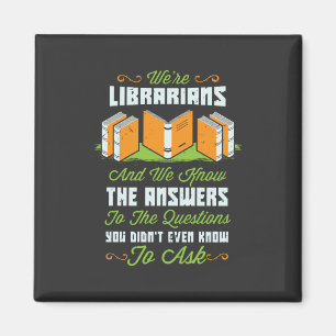 Imán Regalos divertidos para bibliotecarios