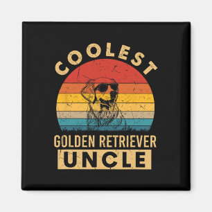 Imán Regalos Divertidos Tío Más Genial Retriever Dorado