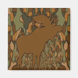 Imán Regalos e invitaciones de camuflaje de Moose