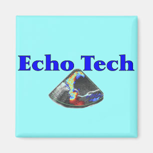 Imán Regalos Eco Technician (Cardiac Echo Tech)