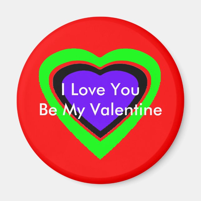 Imán Regalos el día de San Valentín jGibney El MUSEO Za (Frente)