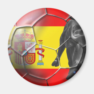 Imán Regalos españoles del fútbol de España del bal