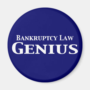 Imán Regalos Genius de Bankruptcy Law
