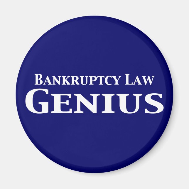 Imán Regalos Genius de Bankruptcy Law (Frente)
