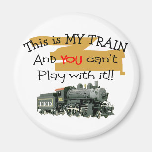 Imán Regalos históricos del tren--Refranes hilarantes