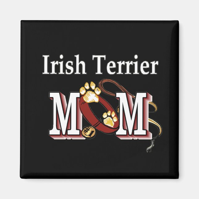 Imán Regalos irlandeses de mamá de Terrier (Frente)