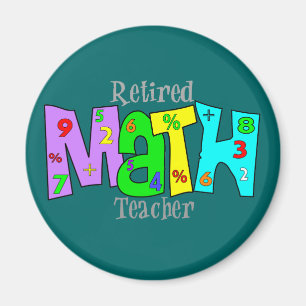 Imán Regalos jubilados del profesor de matemáticas