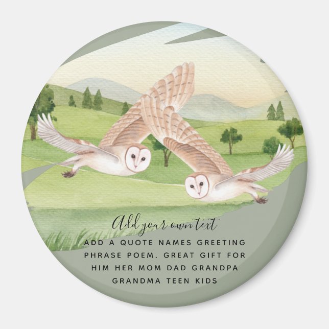 Imán REGALOS OWL - Personalizados (Frente)