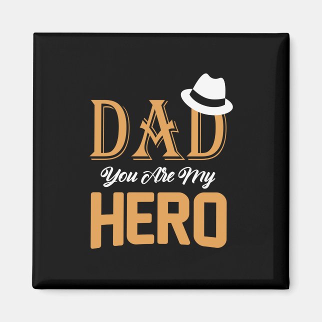 Imán Regalos Papá | Papá Eres Mi Heroe (Frente)