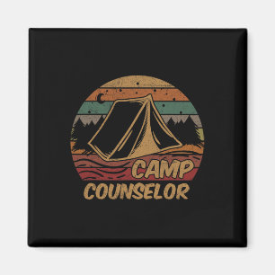 Imán Regalos para amantes del camping y consejeros de c