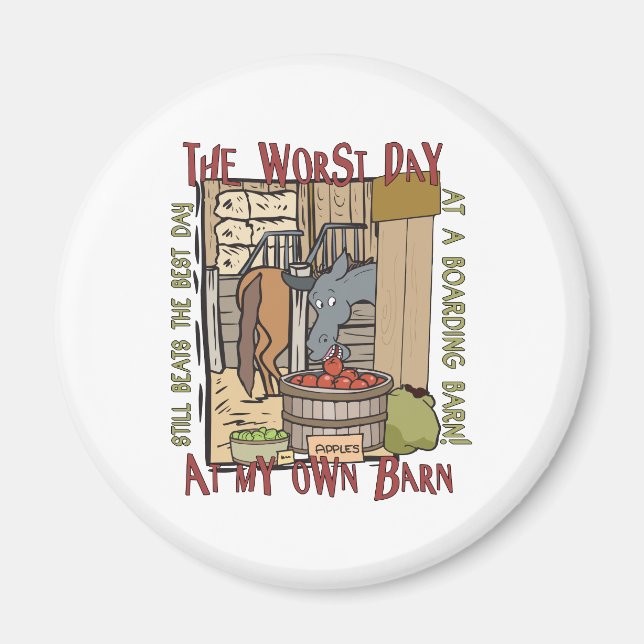 Imán Regalos para los amantes de los caballos (Frente)