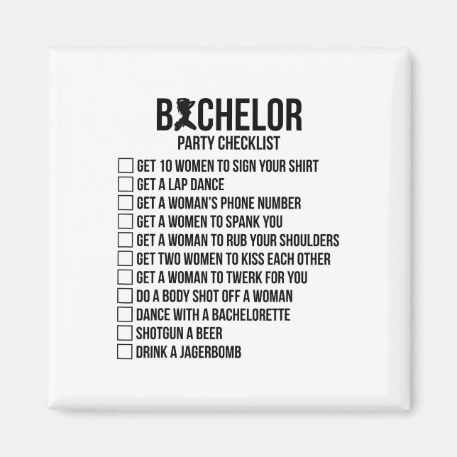 Imán Regalos para los Padrinos del Novio Fiesta de Desp (Frente)