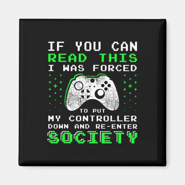 Imán Regalos Para Niños Adolescentes - Si Puedes Leer E (Frente)