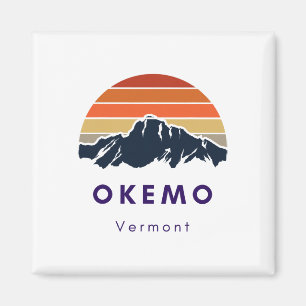 Imán Regalos para Okemo Vermont Esquí Snowboard Senderi