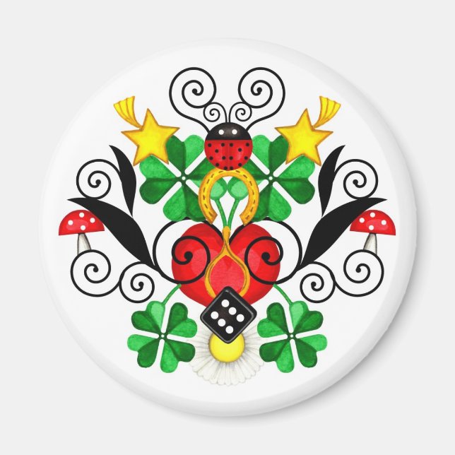 Imán Regalos por suerte (Frente)