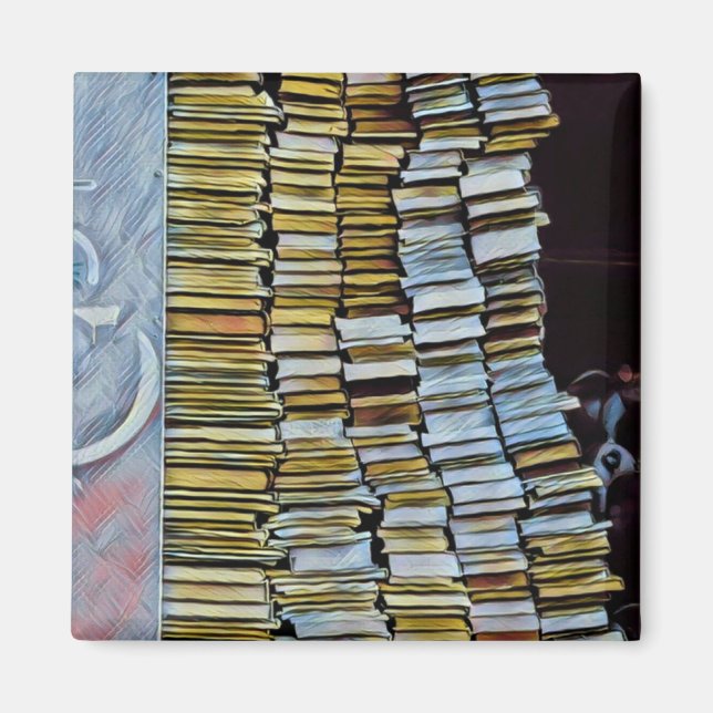Imán Regalos singulares para los amantes del libro (Frente)